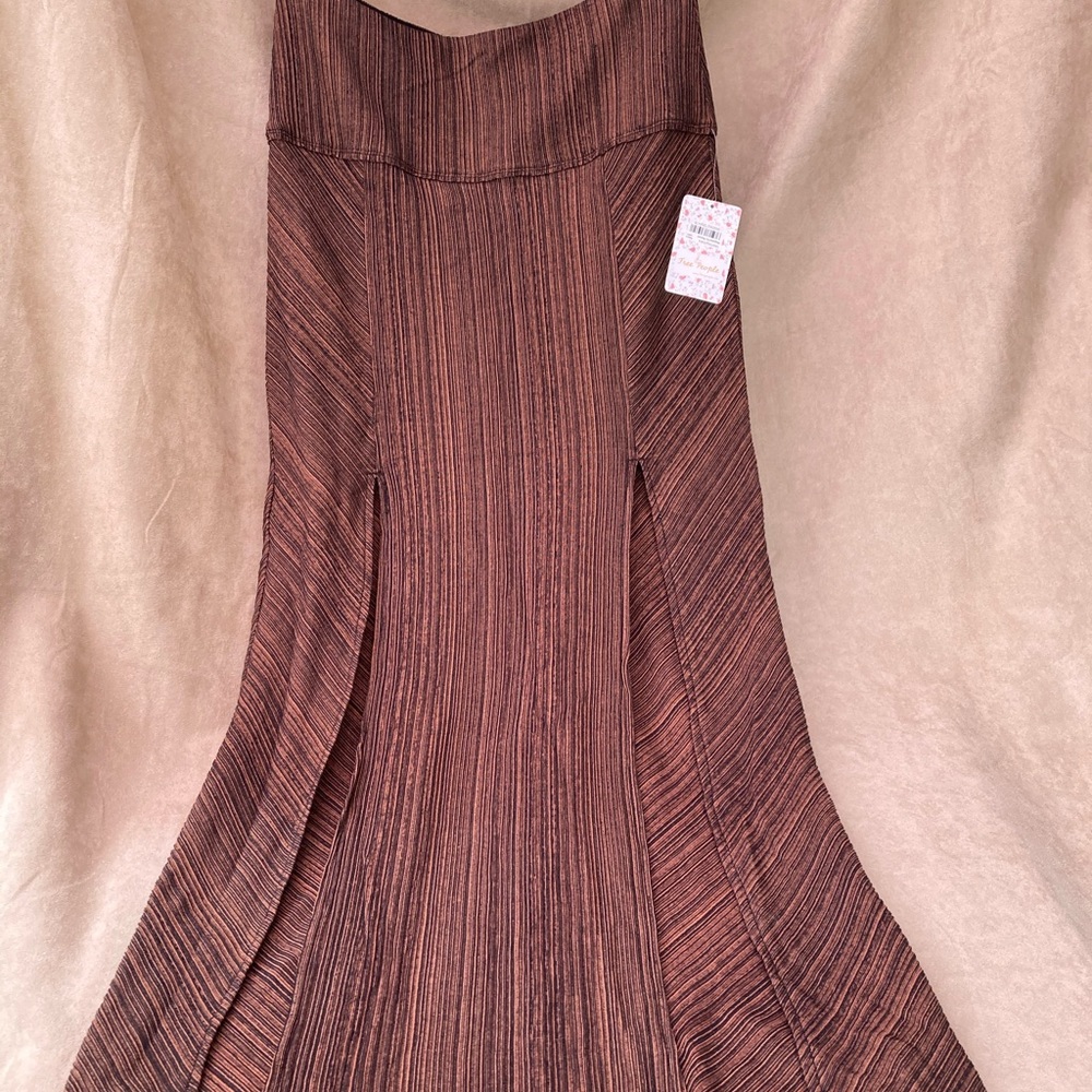Free People Split Front Long Skirt